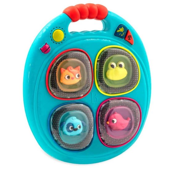 B. Toys Musical Memory Game Pad Catch-A-Sound Learning Toy Interactive - Picture 1 of 10